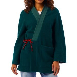 Topo Designs Global Wrap Sweater wool kimono
